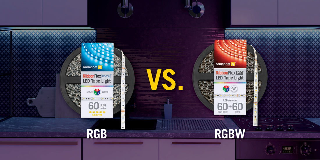 RGB vs. RGBW LED Strip Light.  What’s the Difference?