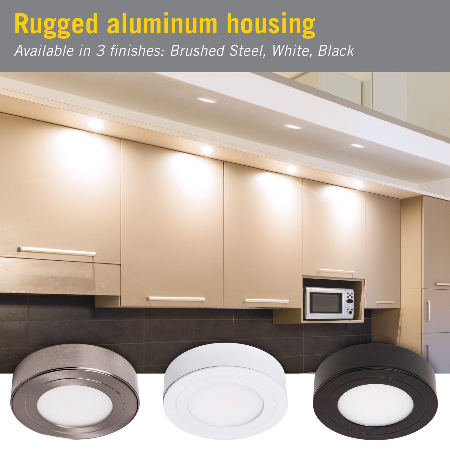 PureVue CCT Tunable White Under Cabinet LED Puck Light