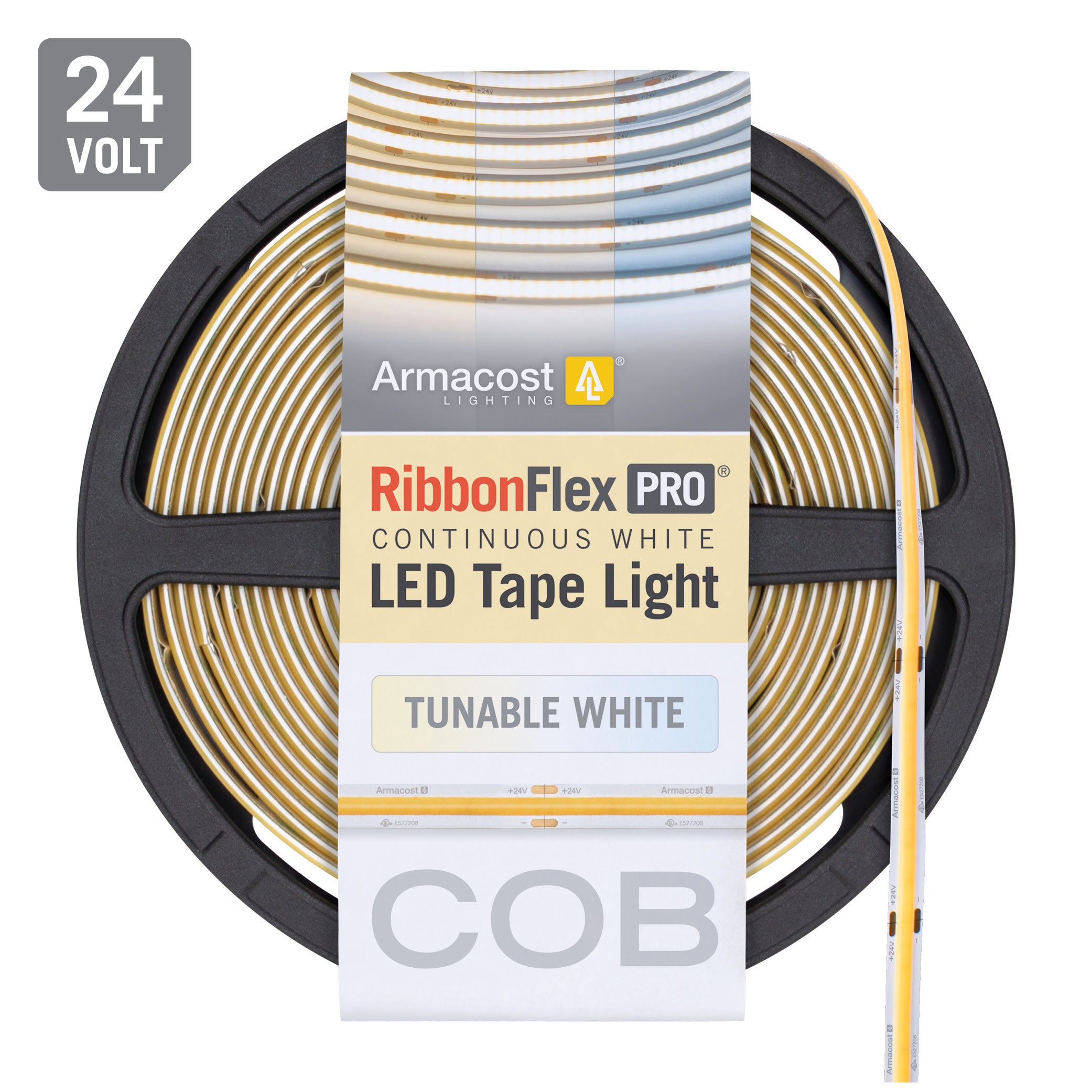 G.W.S LED COB Strip Lights – 220V-240V, IP65 Waterproof, High Density, 5m Roll