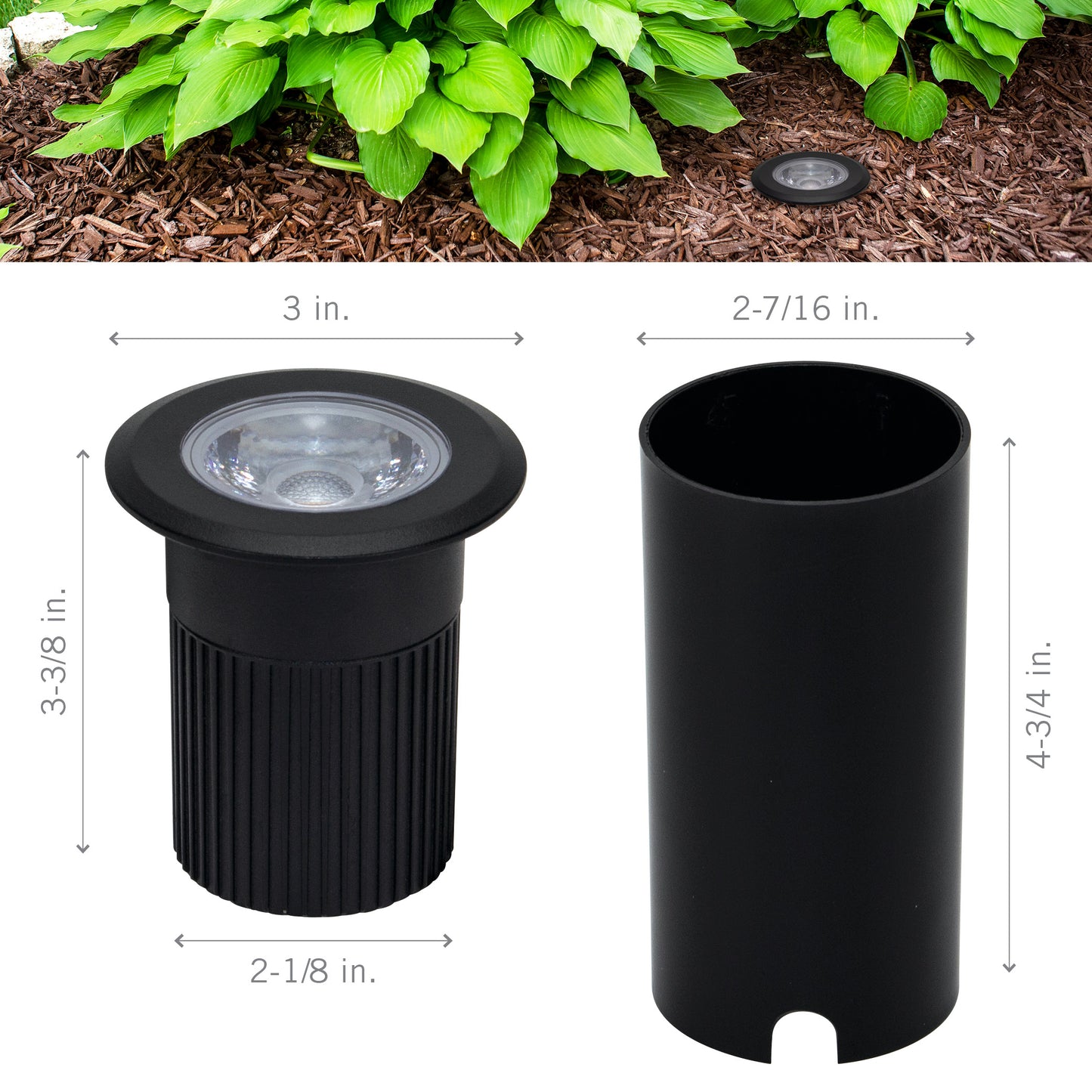 3"D (750 Lumens) / 4000K Bright White