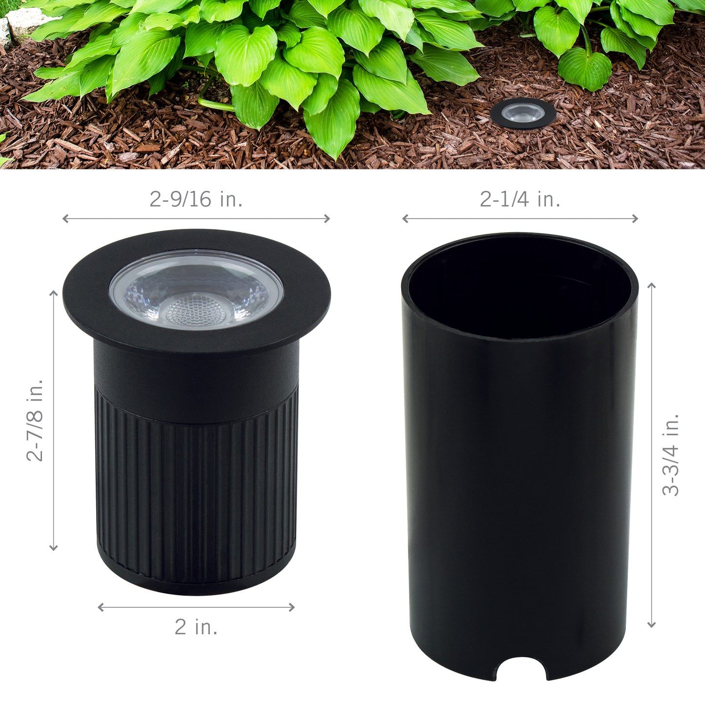 2.5"D (250 Lumens) / 4000K Bright White