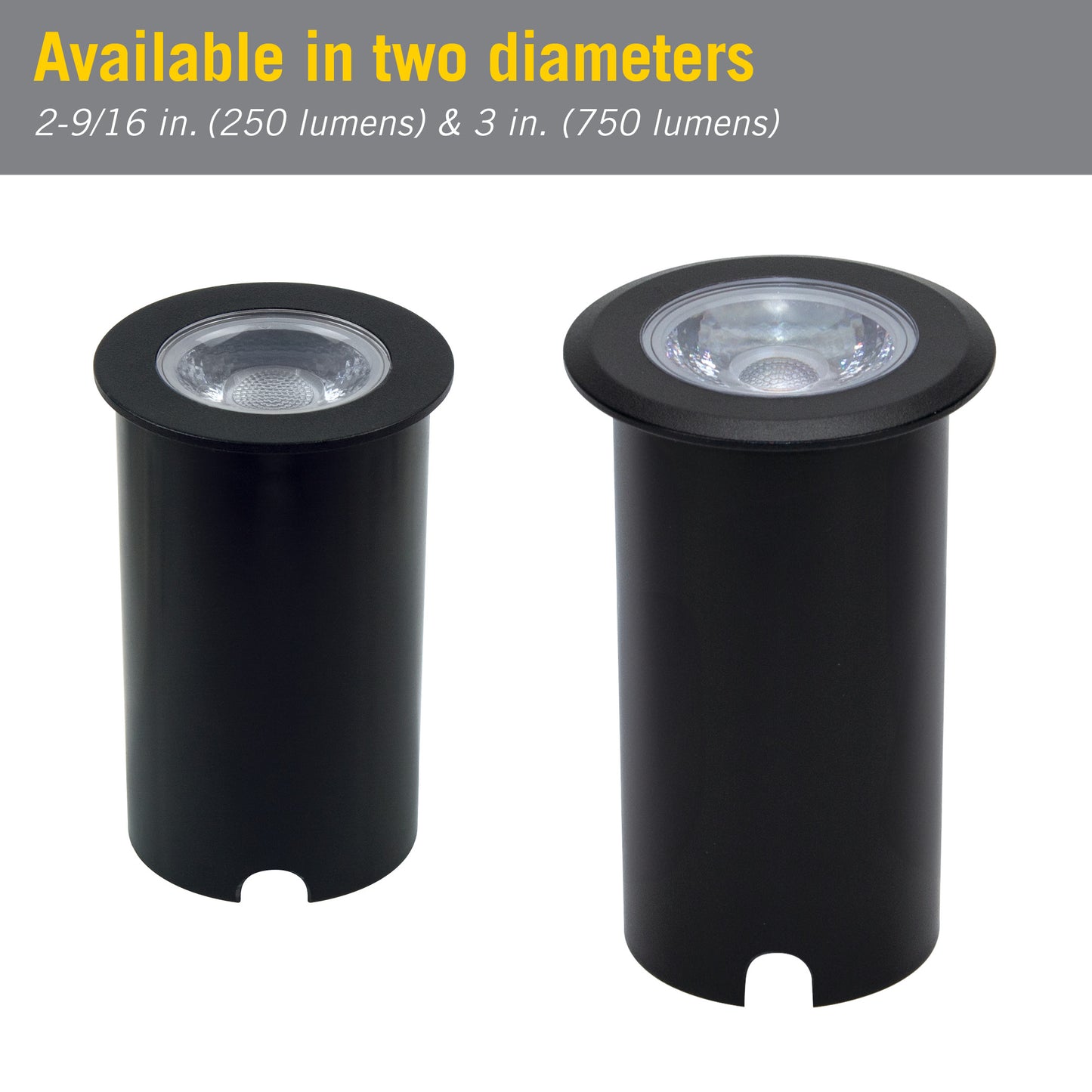 2.5"D (250 Lumens) / 3000K Soft White