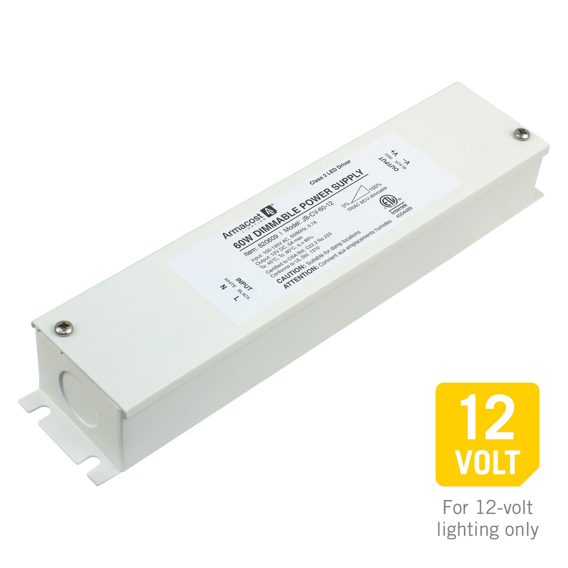 60W Dimmable LED Driver & Enclosure 12V DC – Armacost Lighting