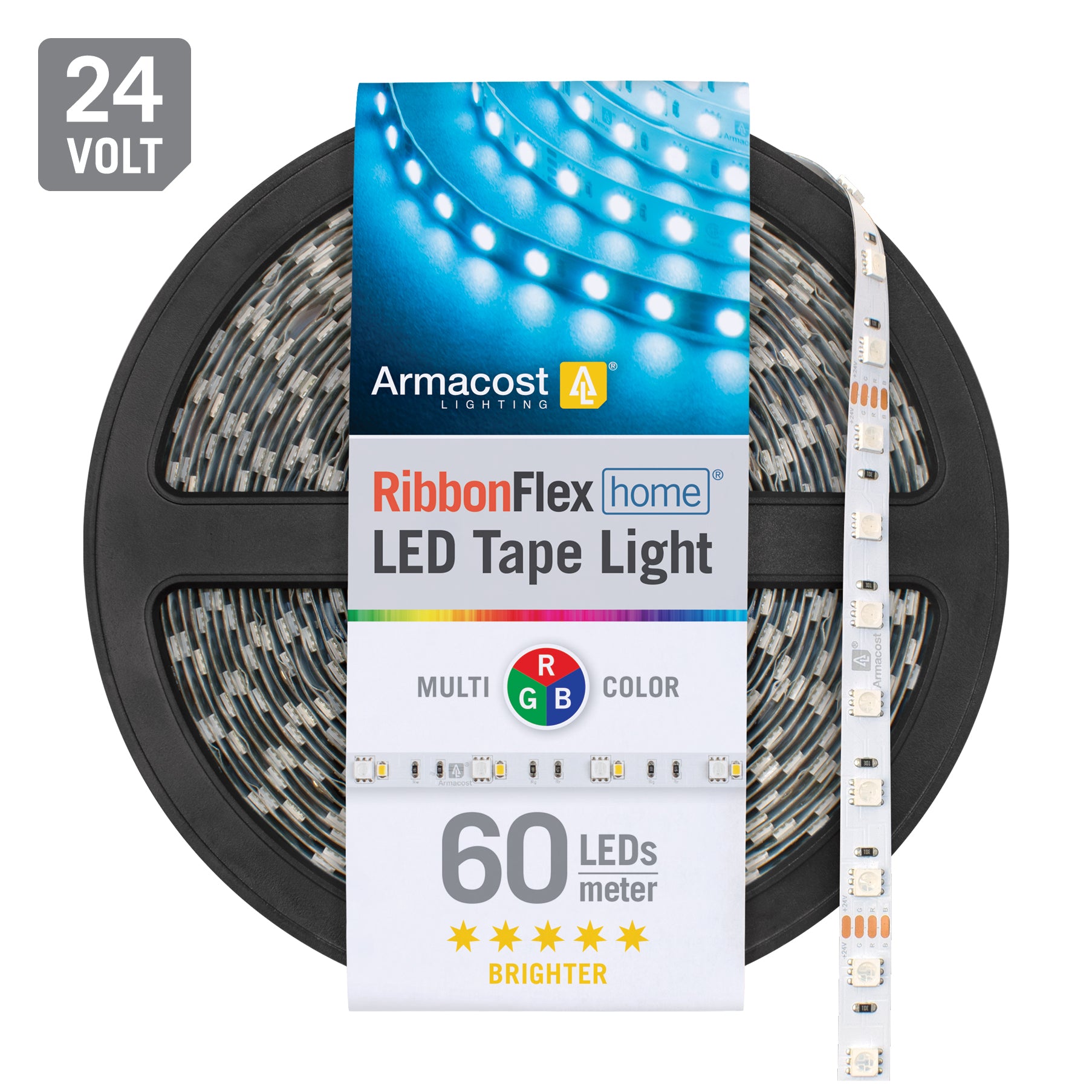 24V RGB LED Tape LED/m Armacost Lighting