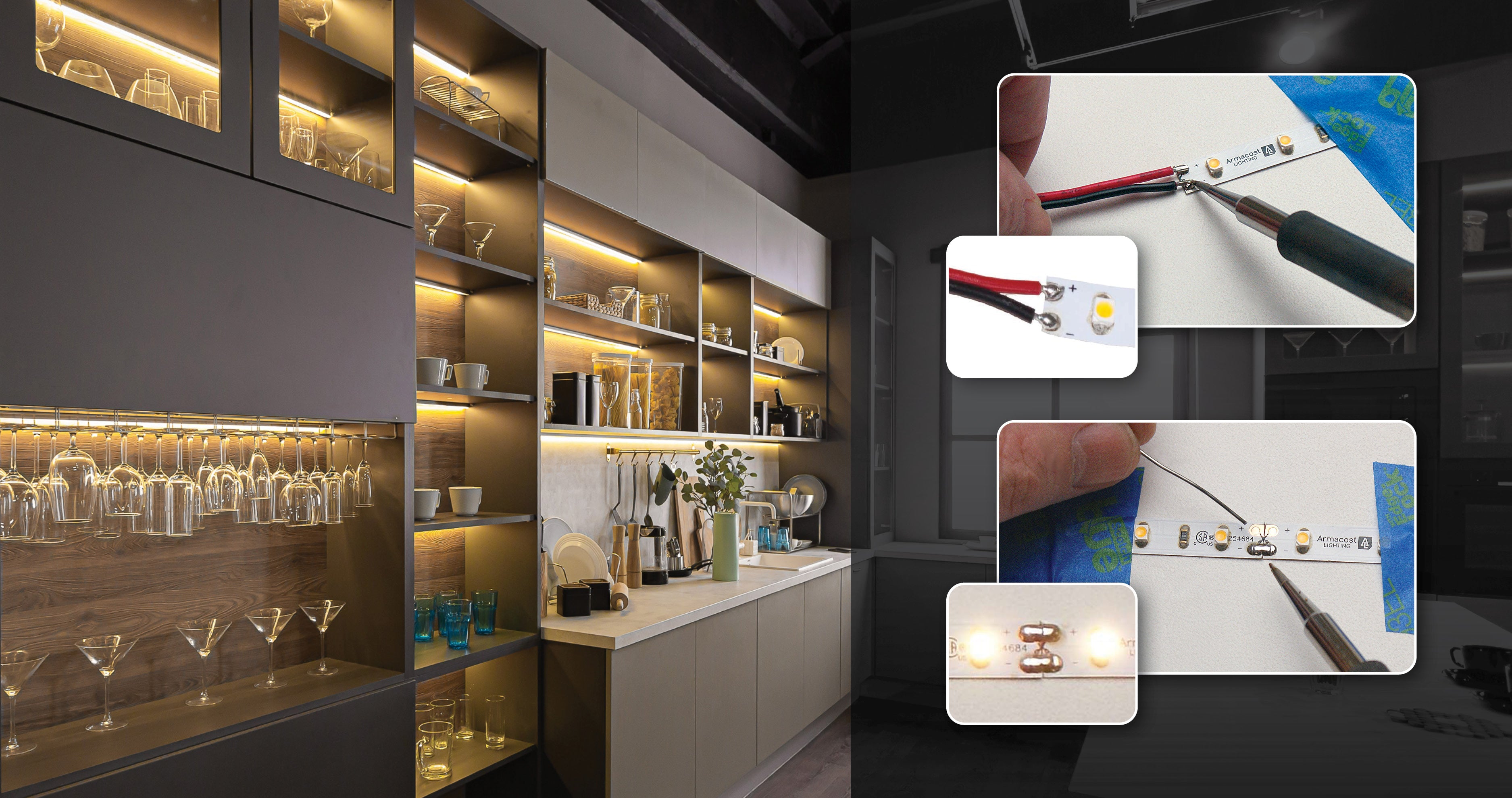 Soldering Led Frame Soldering LED Tape Light – Armacost Lighting