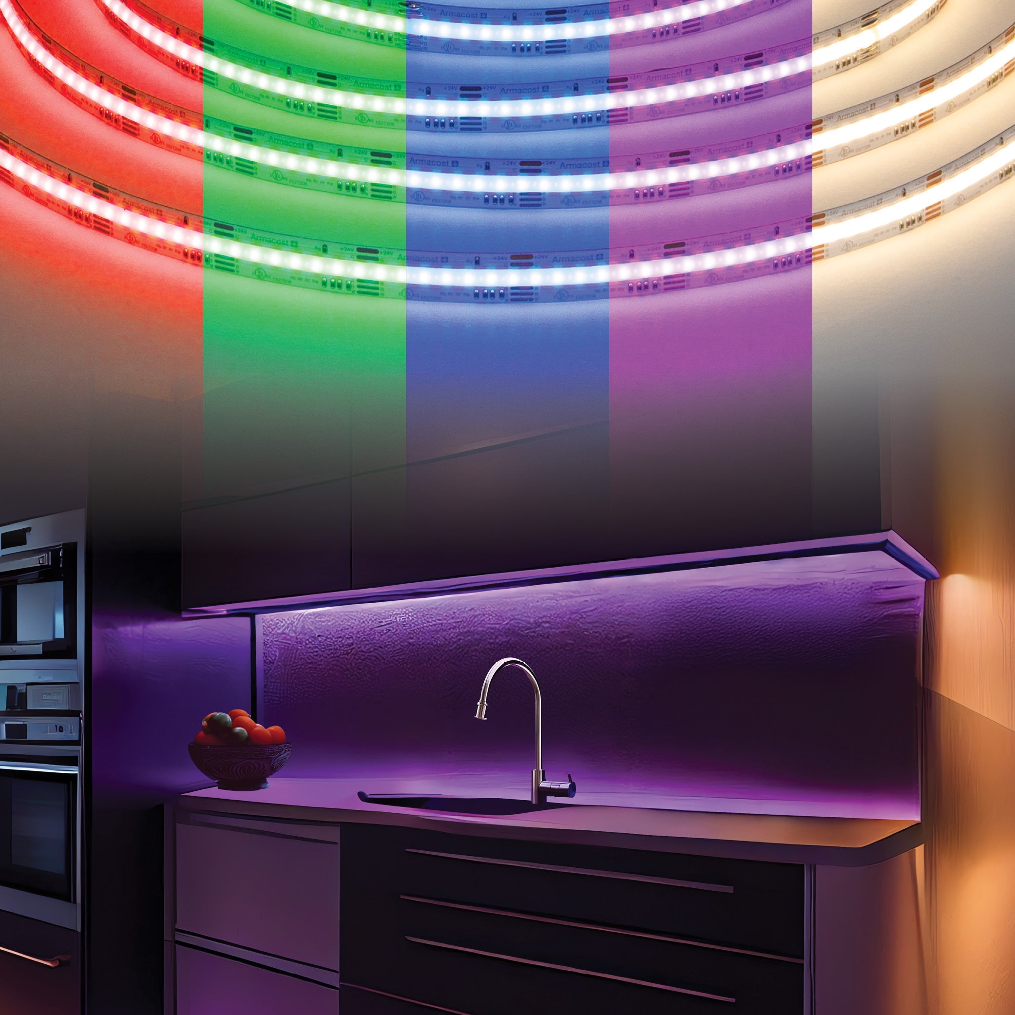 Multicolor LED Strip Lights – Armacost Lighting