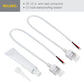 2 Pin LED Strip Light IP67 Outdoor 12 in Wire Lead Connector