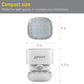 Small Rotating Motion Sensor Solar LED Wall Light 2000 Lumens