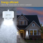 Small Rotating Motion Sensor Solar LED Wall Light 2000 Lumens