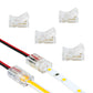 6 Pack 2 Pin LED Strip Light Wire to Tape Connectors
