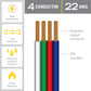 4C 22AWG Flat Ribbon Cable