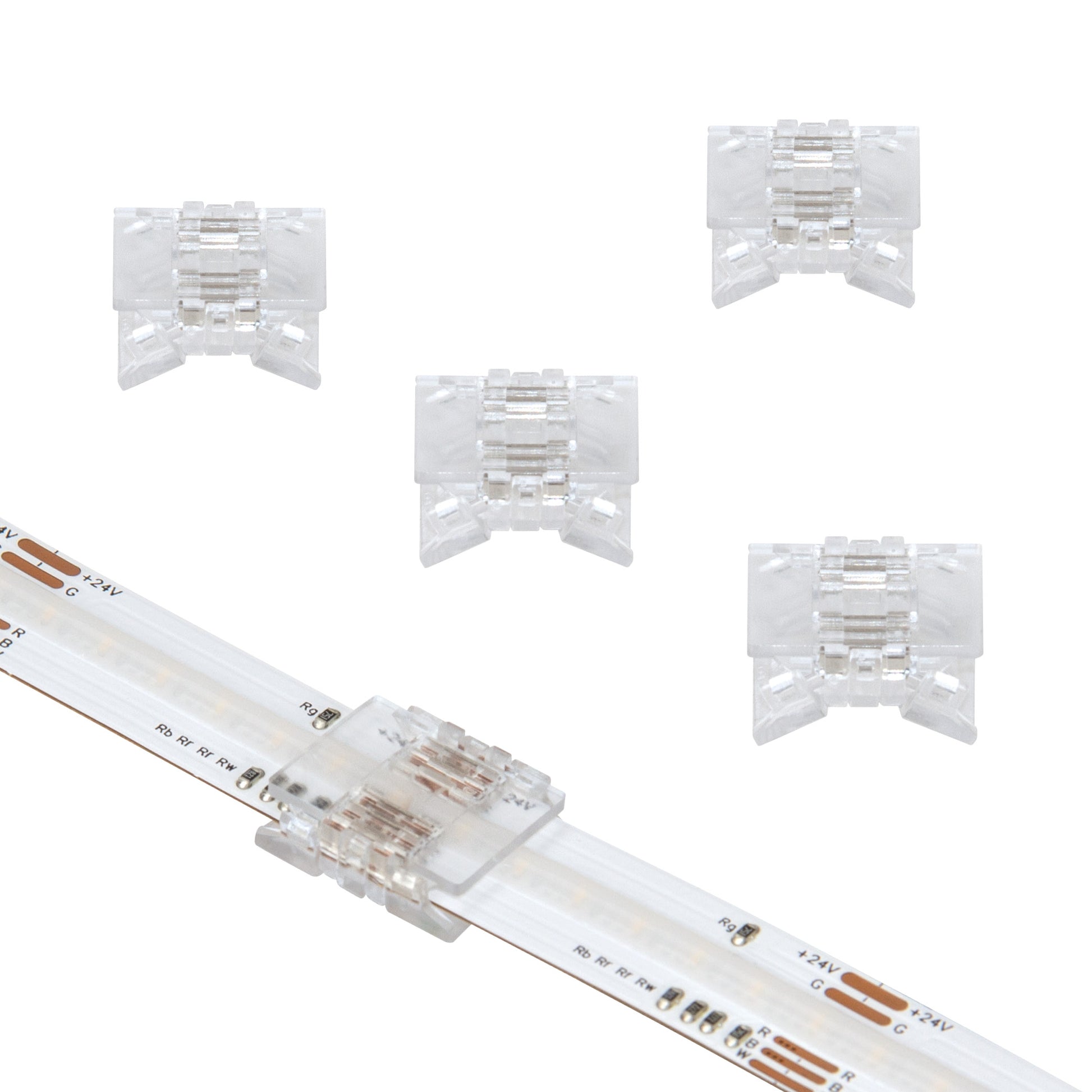 5C COB RGB+W Tape to Tape Splice LED Tape Light Connectors – Armacost ...