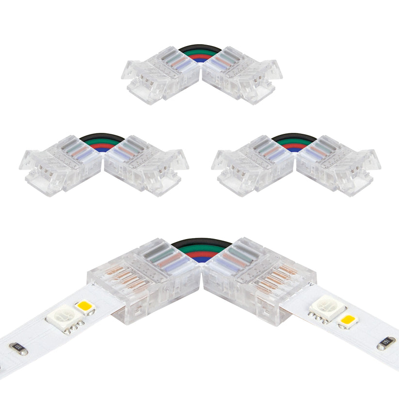 RGBW SureLock Pro LED Tape-to-Tape Corner Connectors – Armacost Lighting
