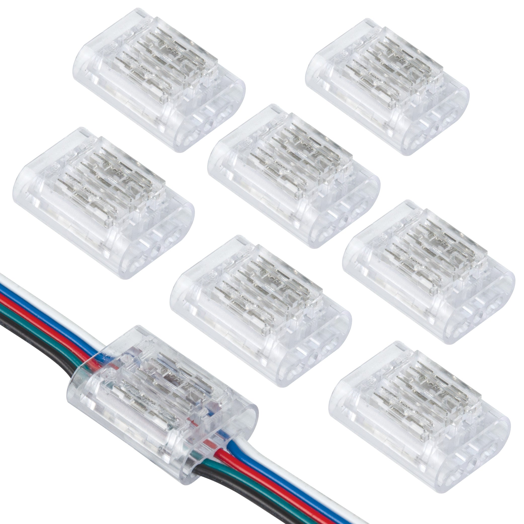 LED Light Strip Wire Connectors for RGB+W – Armacost Lighting