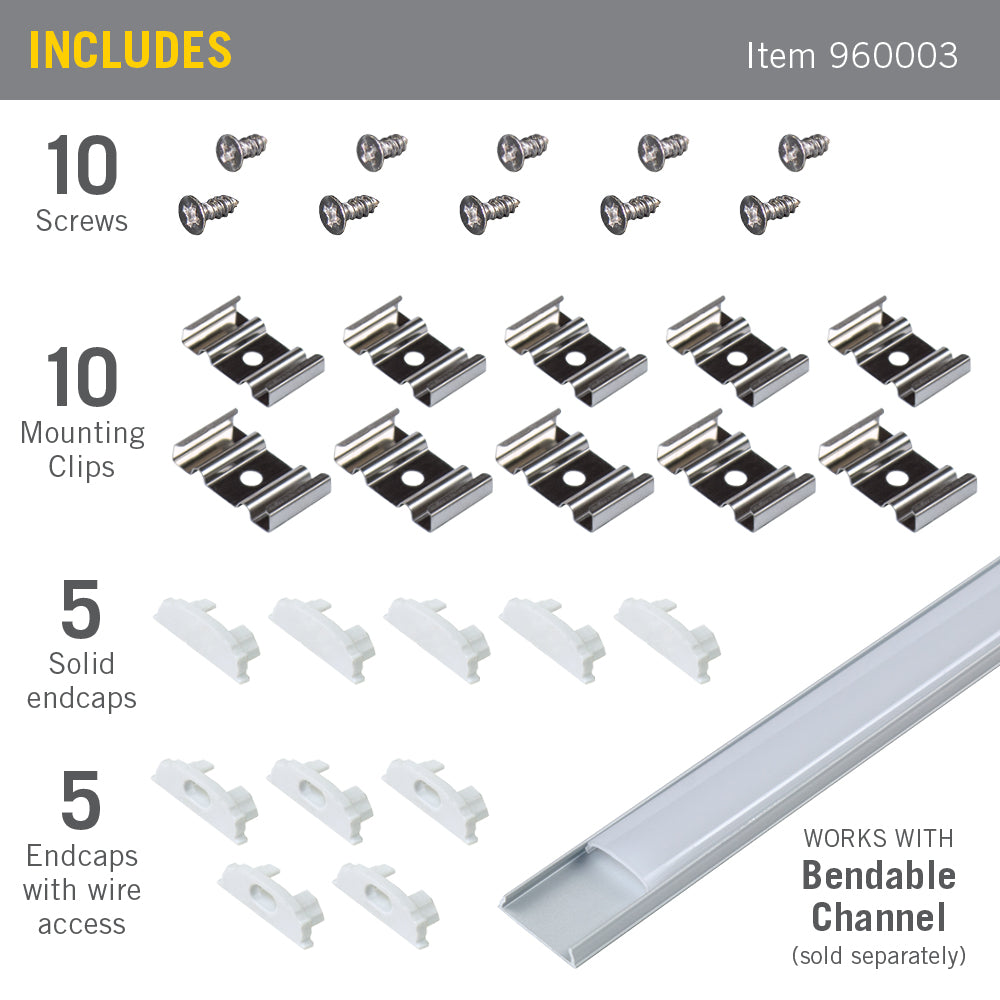 Accessory Packs for LED Channels – Armacost Lighting