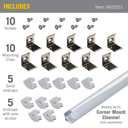 Grey Corner Mount