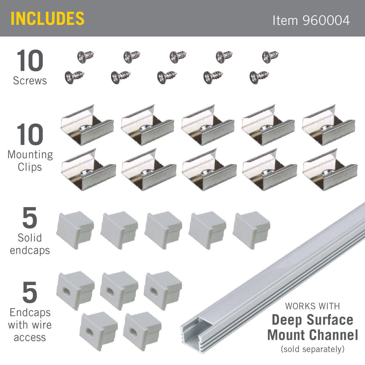 Accessory Packs for LED Channels – Armacost Lighting