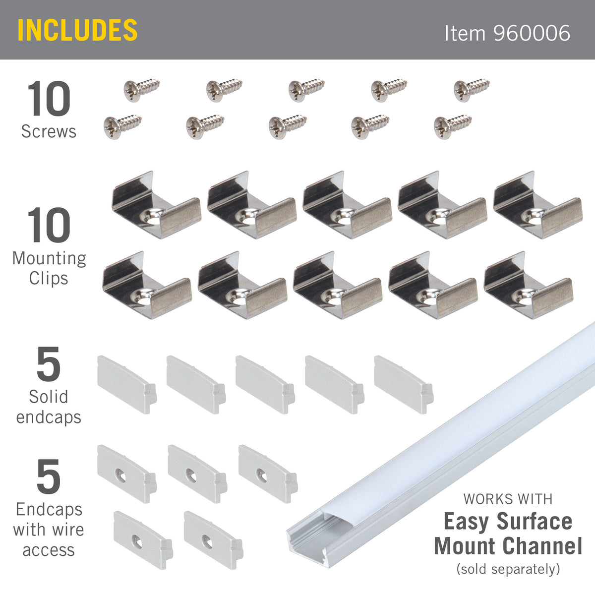 Accessory Packs for LED Channels – Armacost Lighting