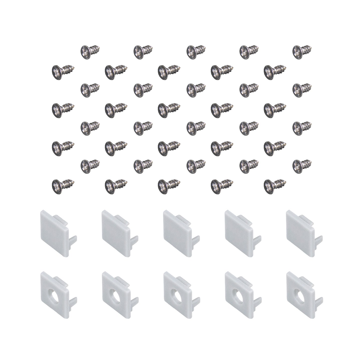 Grey Recess Drywall Mount