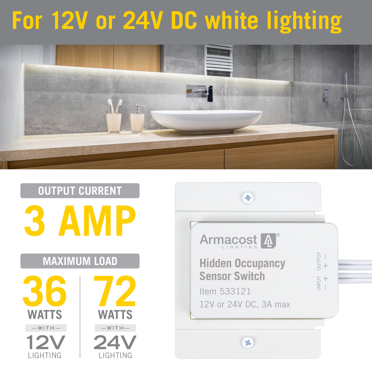 Radar Occupancy Sensor LED Light Switch