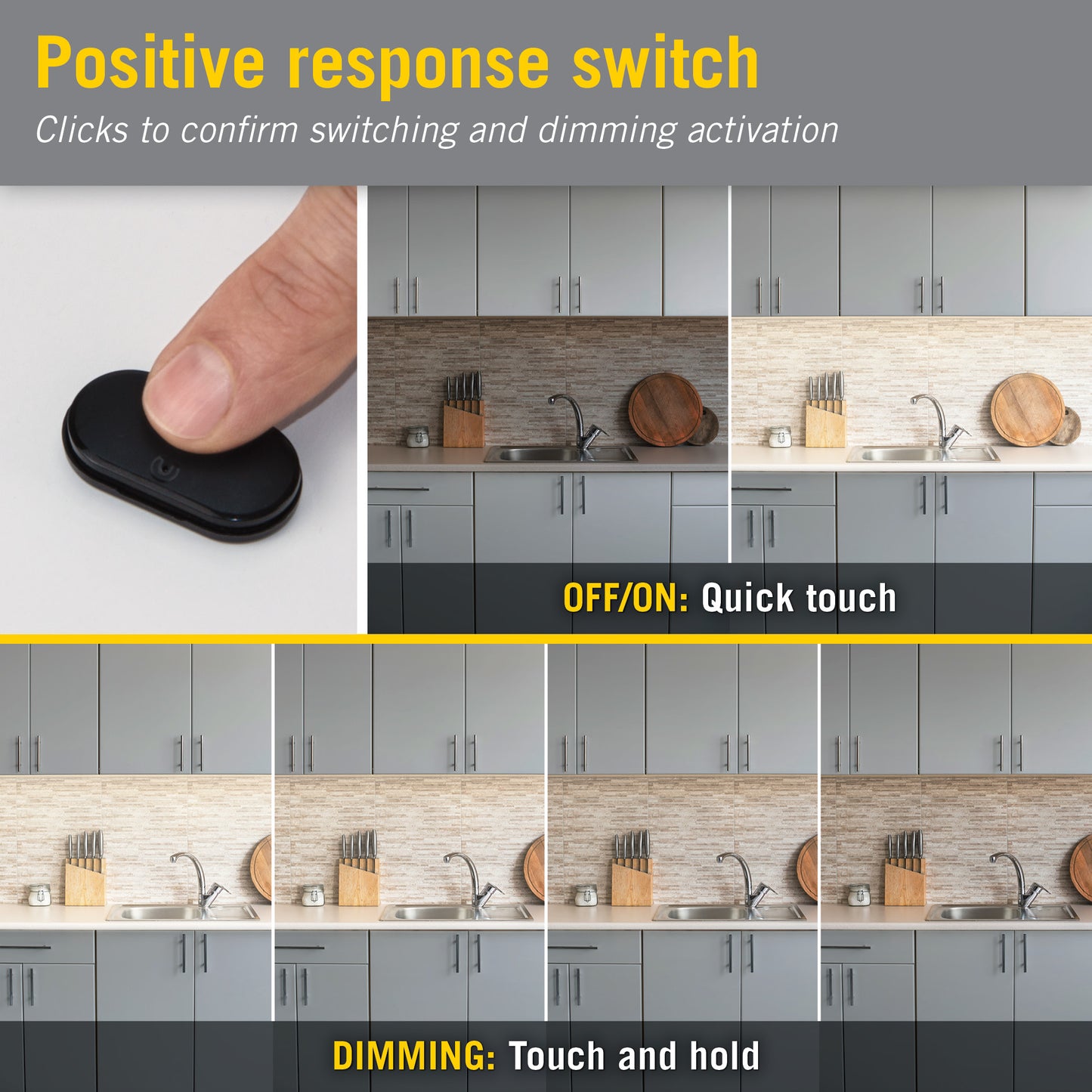 Push Button LED Dimmer Switch