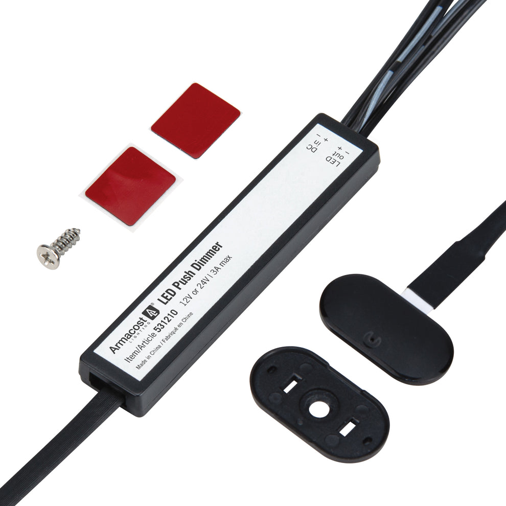 Push Button Dimmer Switch for LED Lights – Armacost Lighting