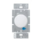 Lutron RCL-153PNL-WH Dalia LED+ CFL or LED Single Pole 3-Way Rotary Light Dimmer Switch