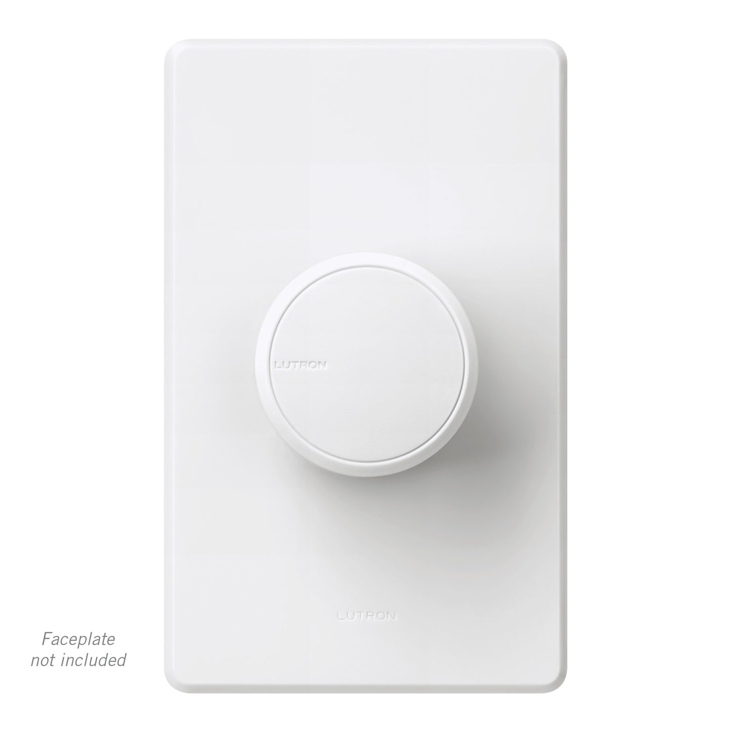 Lutron RCL-153PNL-WH Dalia LED+ CFL or LED Single Pole 3-Way Rotary Light Dimmer Switch