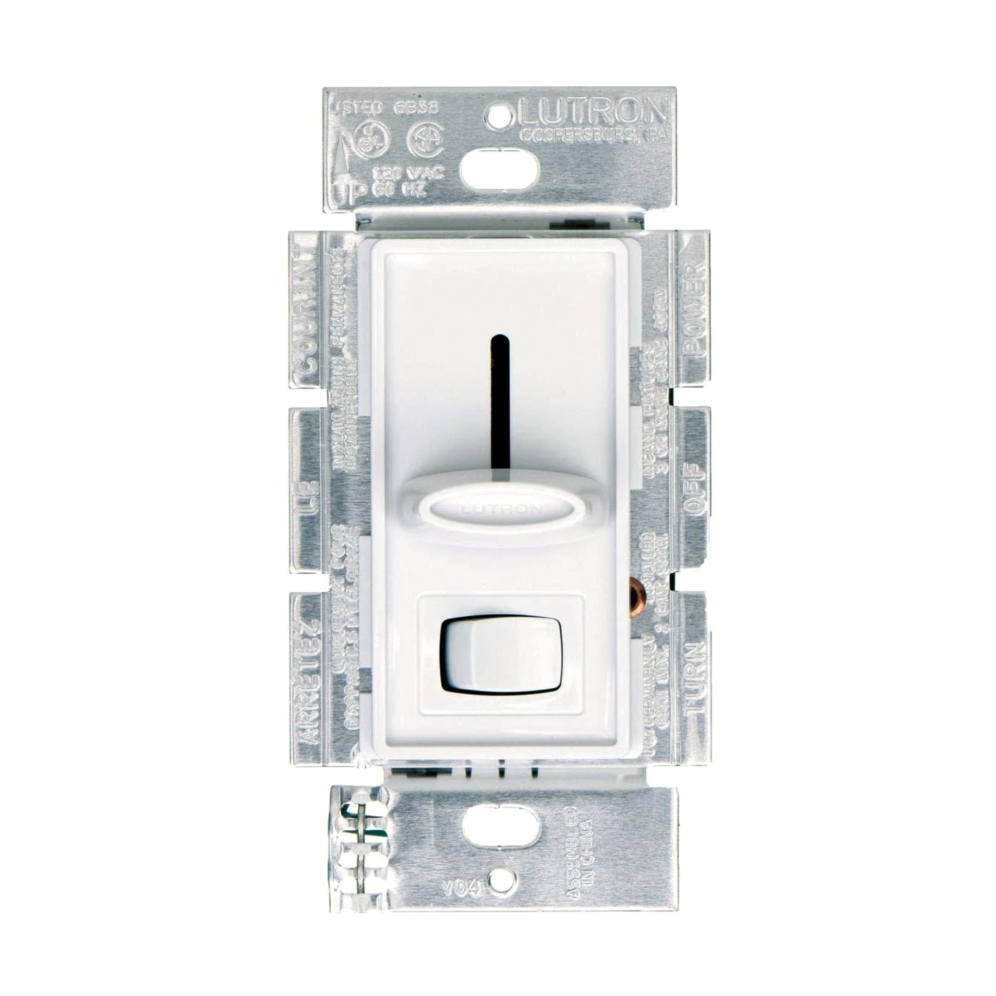 Lutron SELV-300P-WH Skylark Single Pole Reverse Phase Dimmer Switch