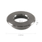 1.5 inch Brushed Stainless Steel