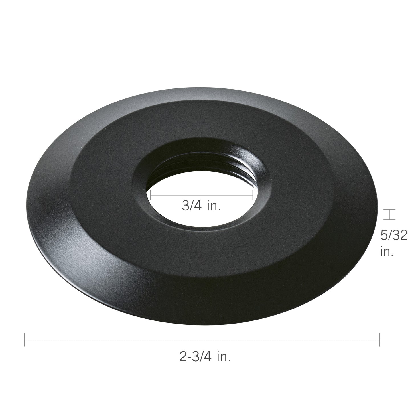 2.75 inch Black Aluminum