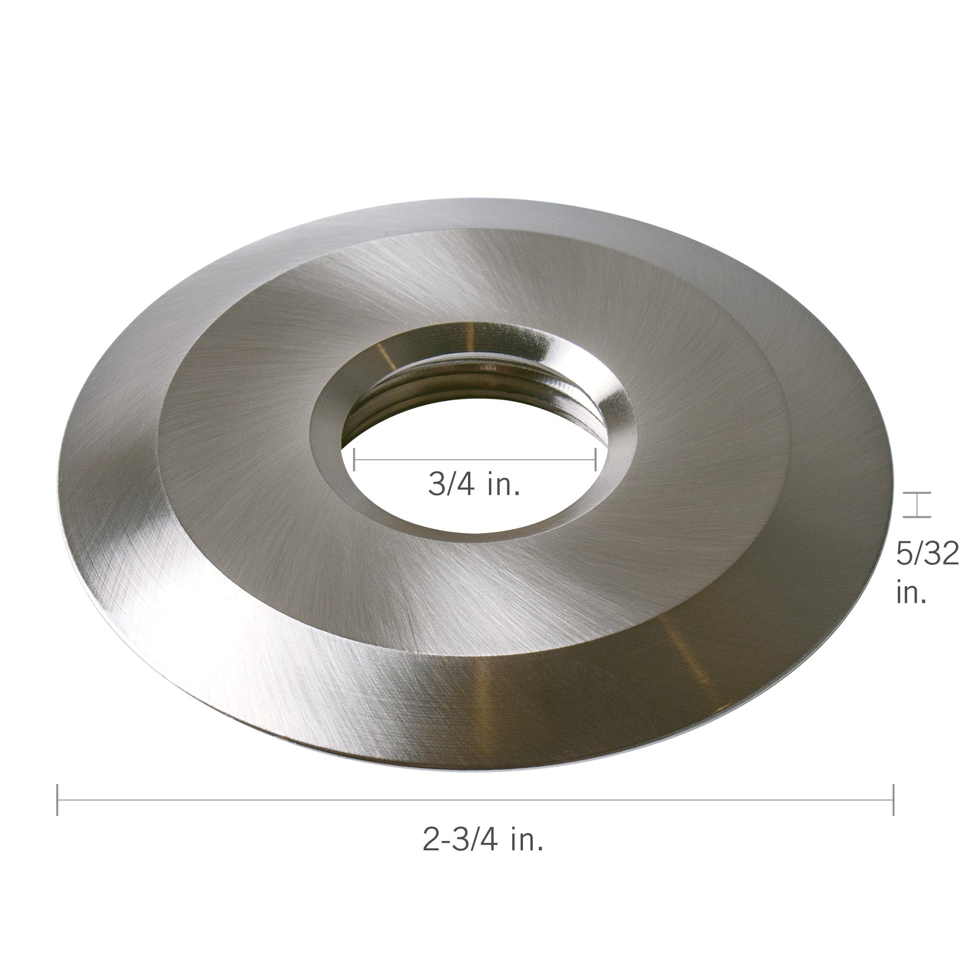 2.75 inch Brushed Aluminum