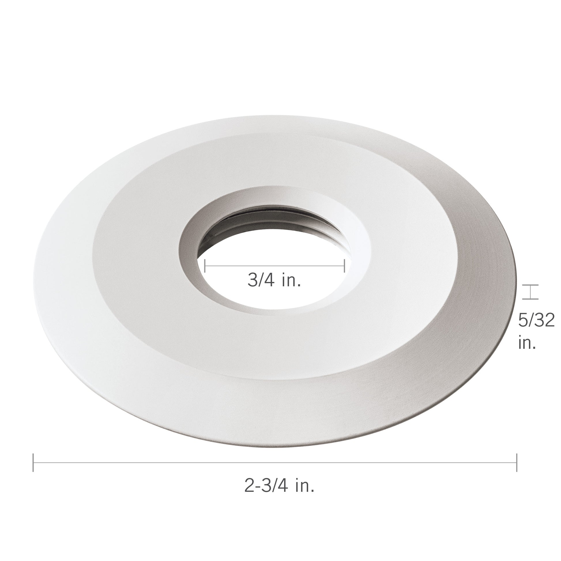 2.75 inch White Aluminum
