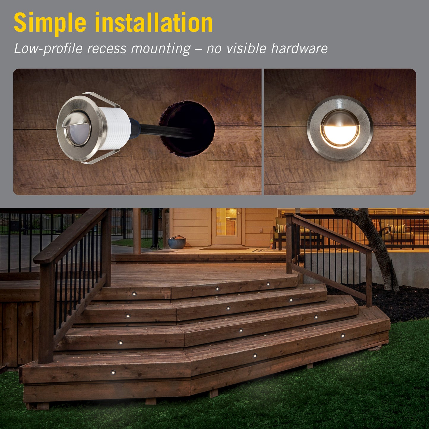 CCT Tunable White Mini Indoor Outdoor Recessed LED Light