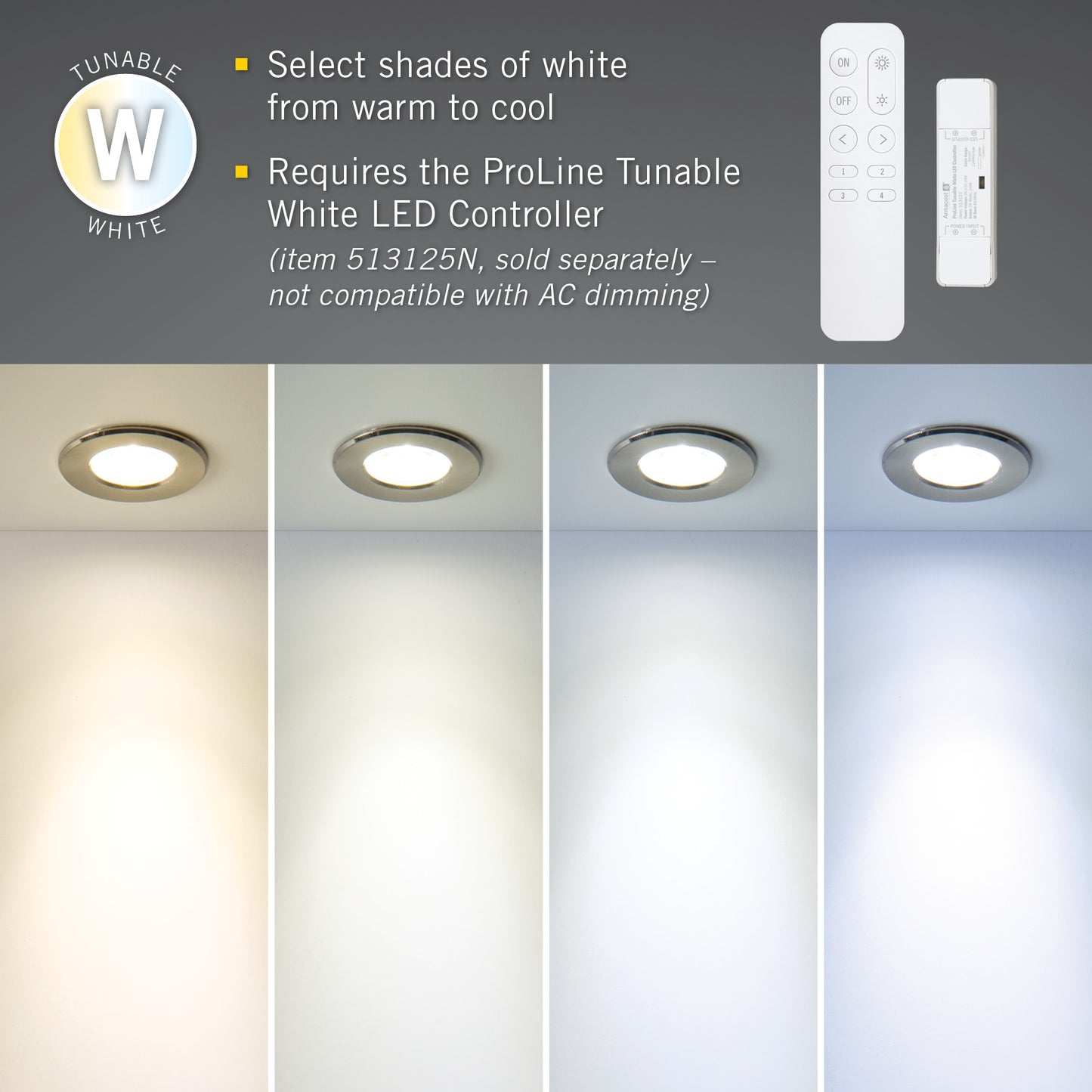 CCT Tunable White Mini Indoor Outdoor Recessed LED Light