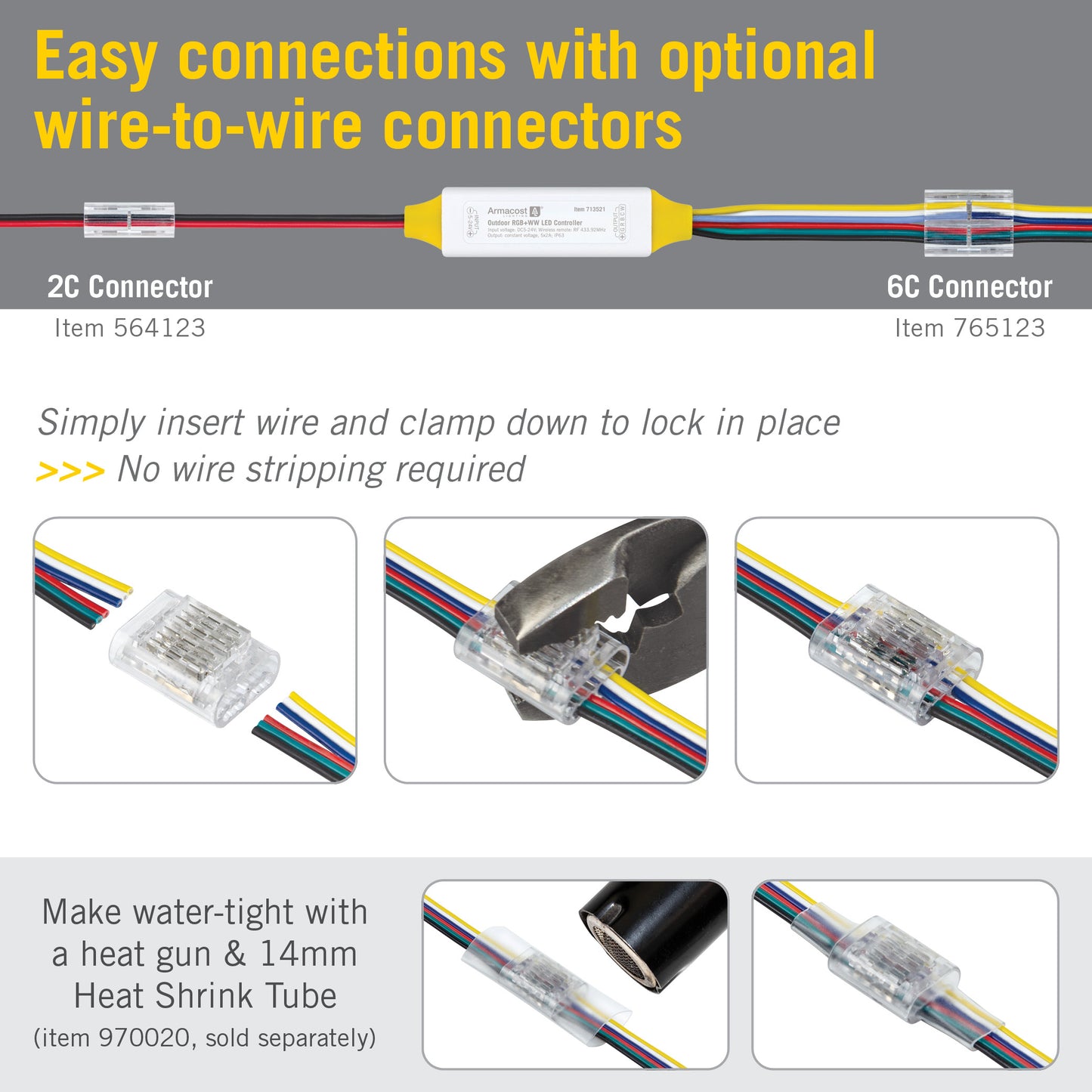 Outdoor RGB+WW LED Controller