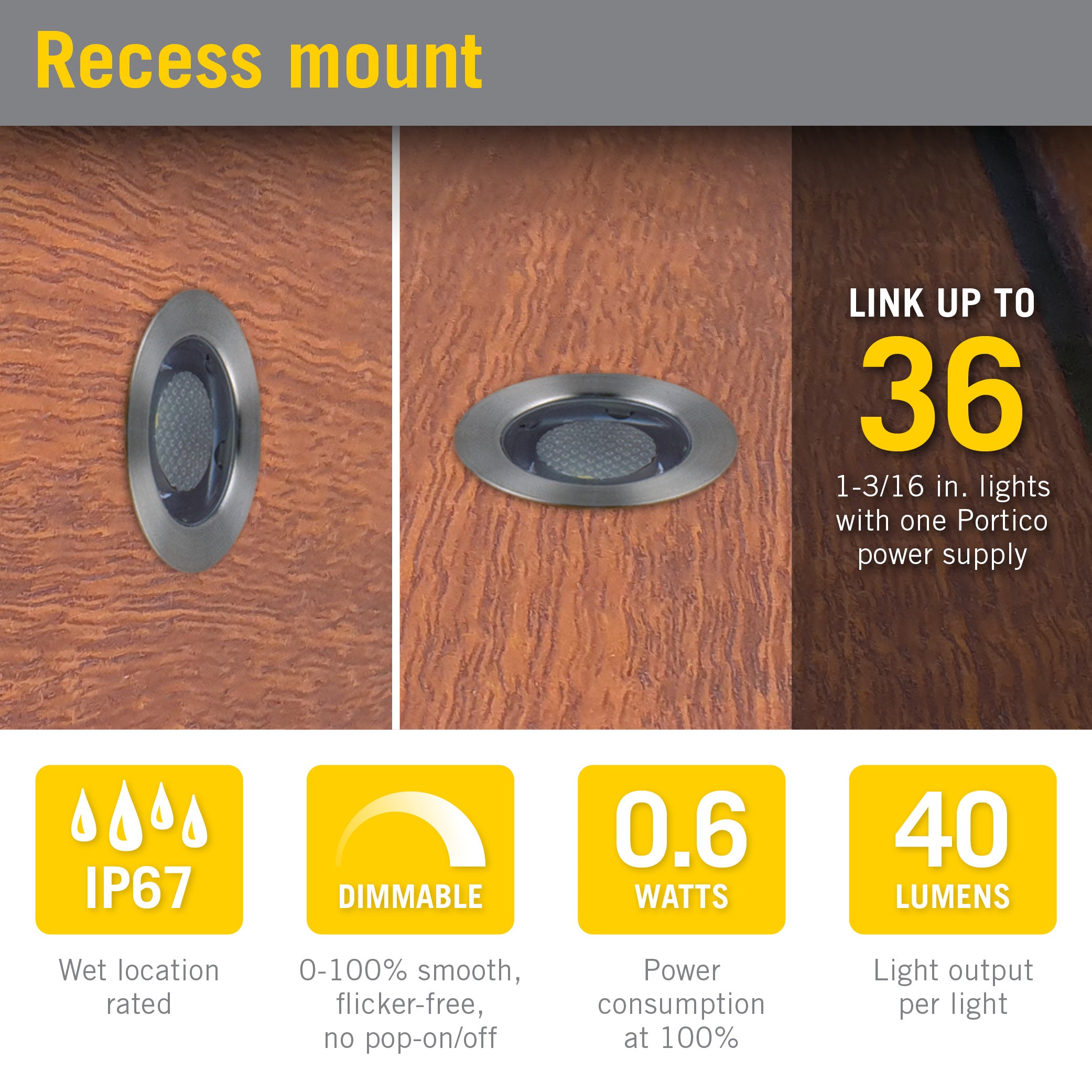 Portico Outdoor LED Light & Driver Starter Kit - Thumbnail 4