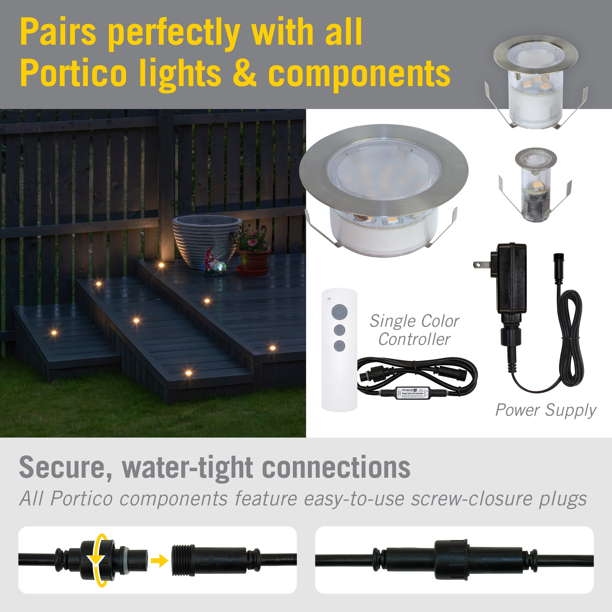 Portico Outdoor LED 48 inch Extension Cable – Armacost Lighting