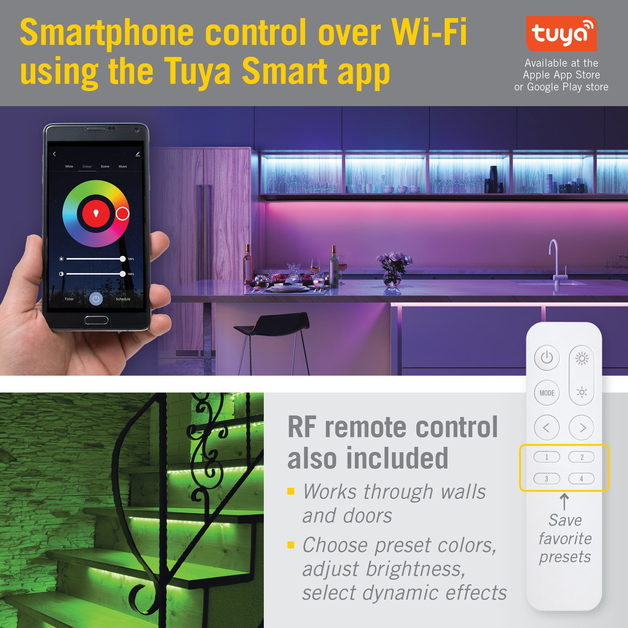 ProLine Wi-Fi LED Controller for Multicolor RGB+WW Tape Light ...