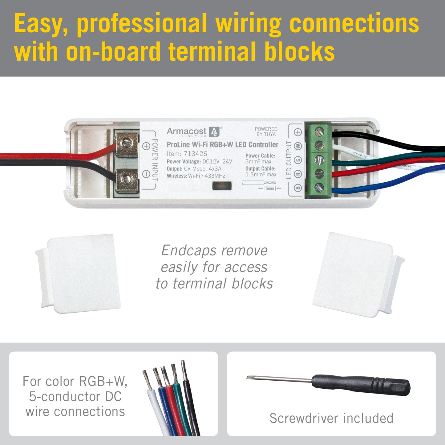 ProLine Multicolor RGB + White Wi-Fi LED Controller