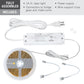 AC dimmable COB white LED strip light kit