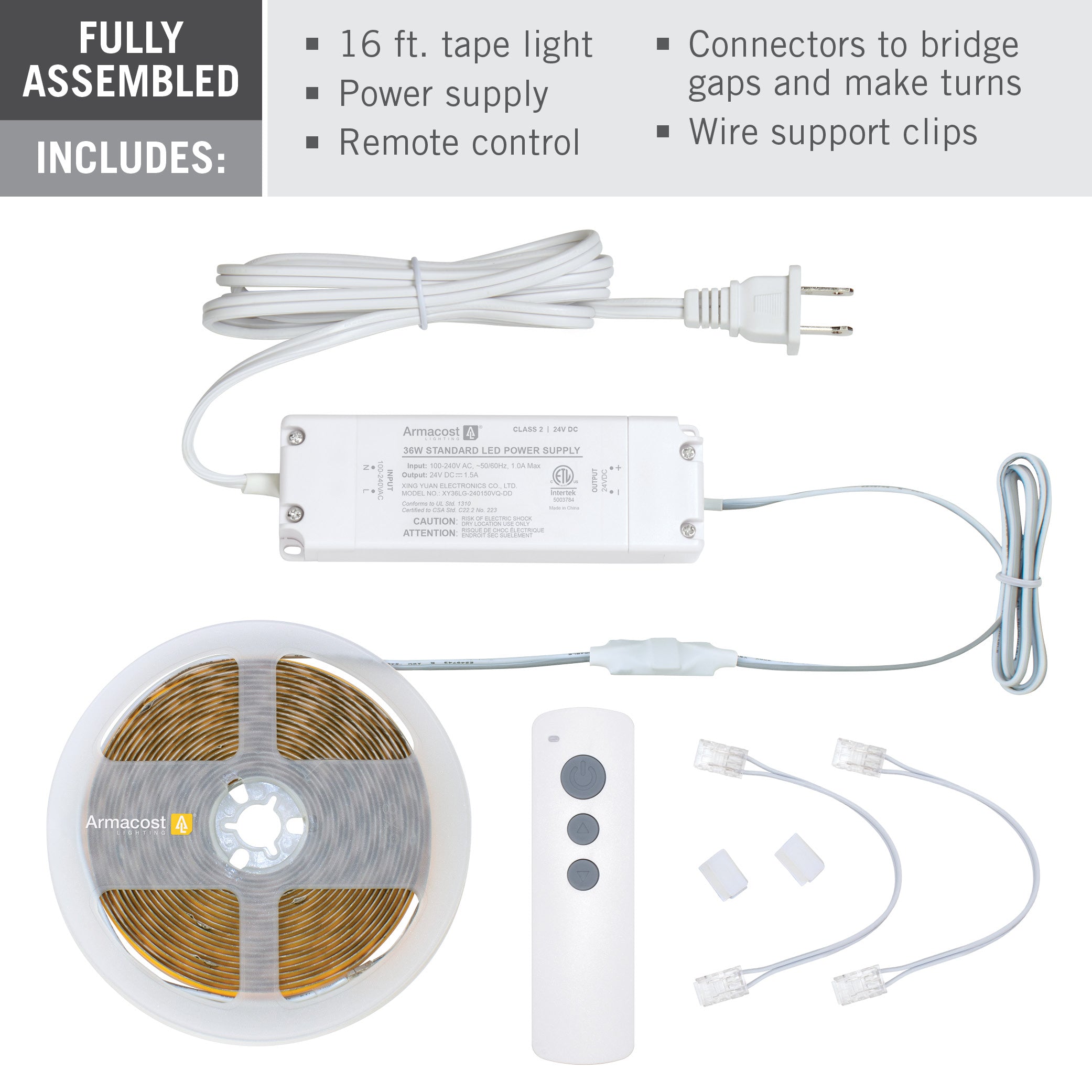 RibbonFlex LUX 24V Continuous (COB) LED Strip Light Kit - Thumbnail 3