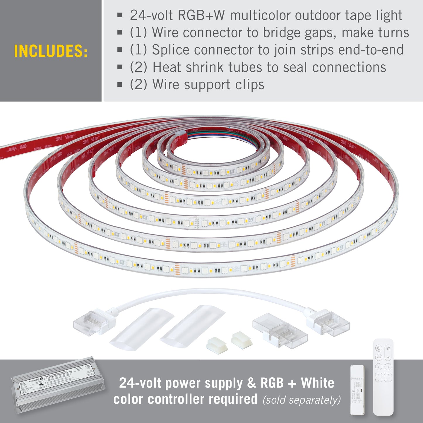 60+60 LED/m (282 lm/ft)