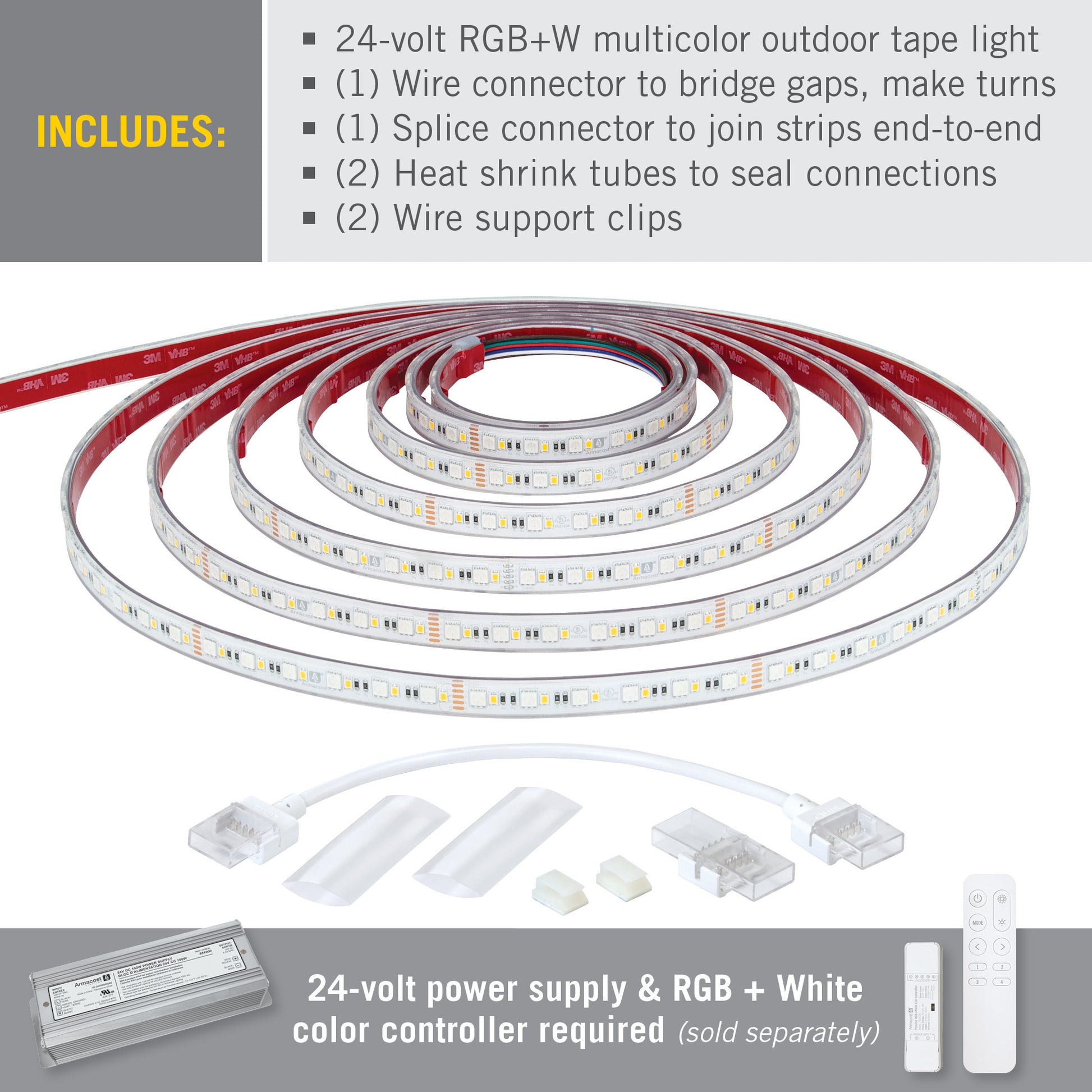 60+60 LED/m (282 lm/ft)