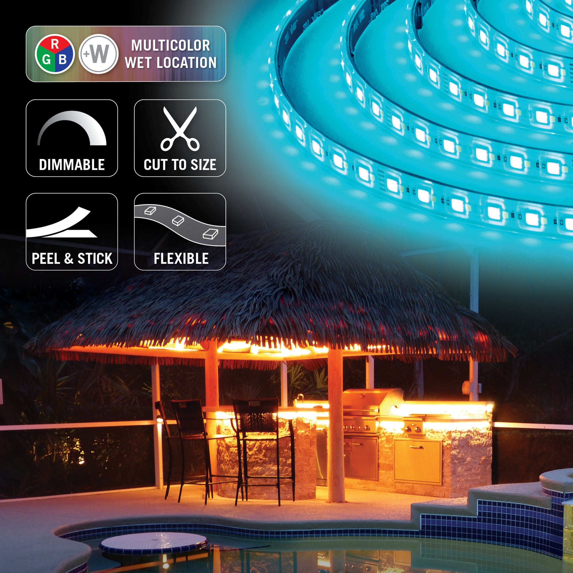 60+60 LED/m (282 lm/ft)