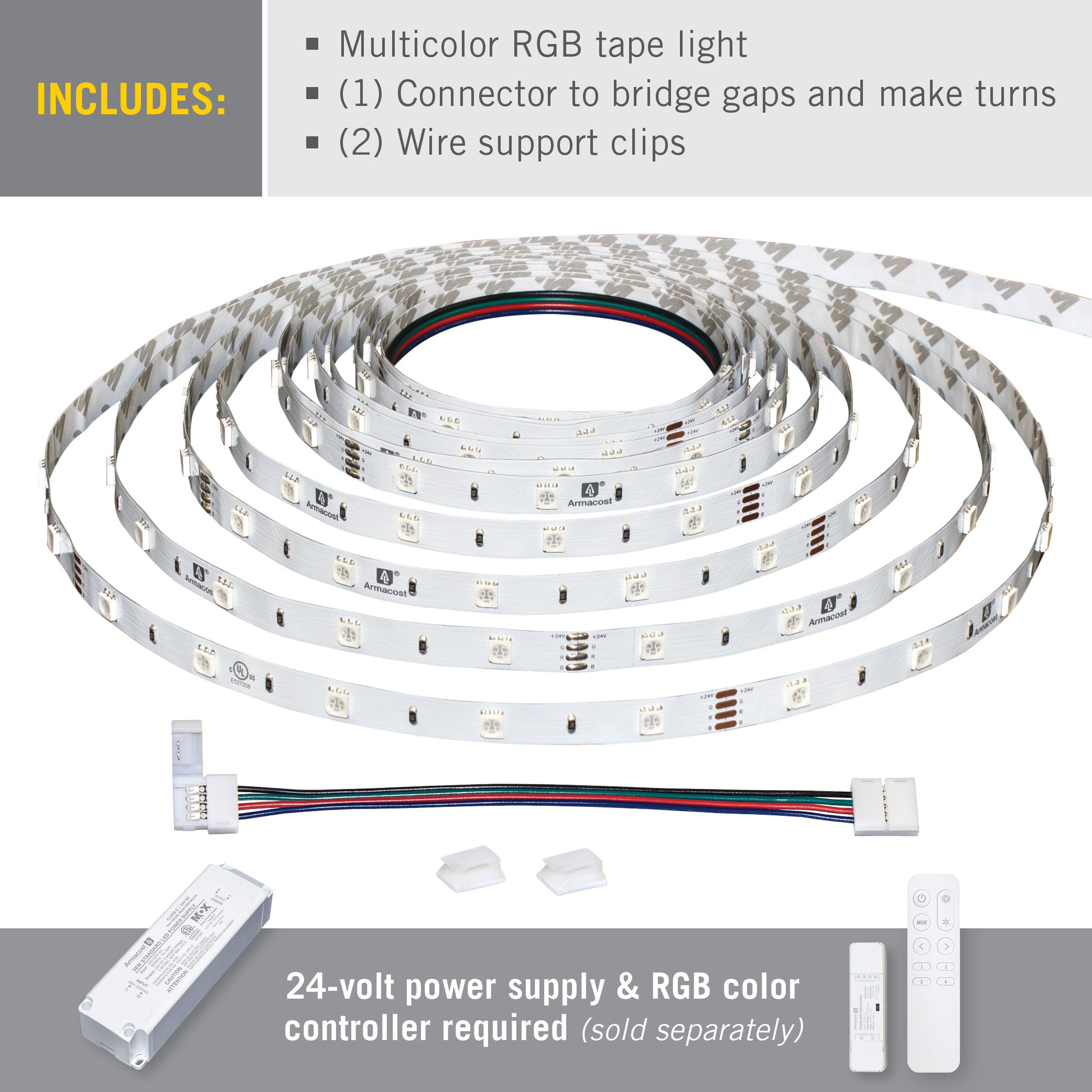 30 LED/m (61 lm/ft)