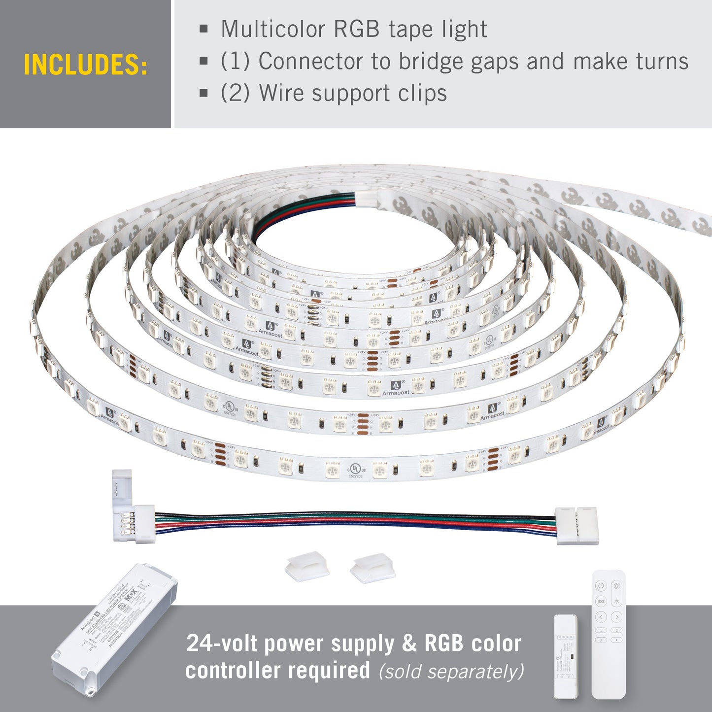 60 LED/m (116 lm/ft)