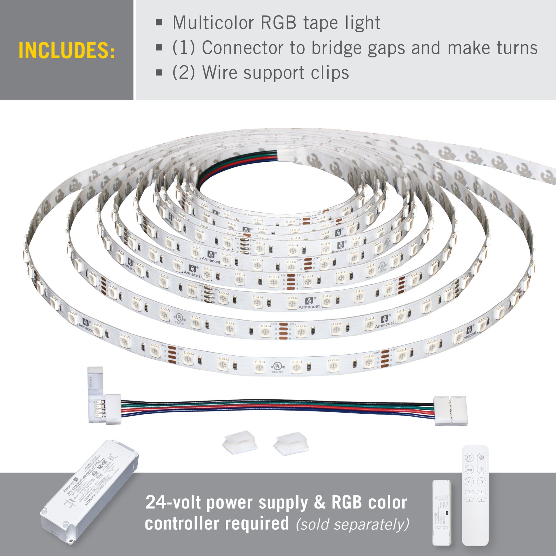 60 LED/m (116 lm/ft)