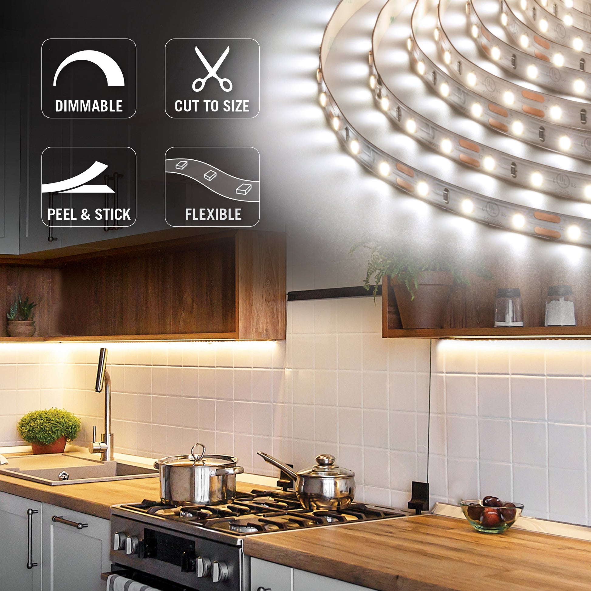 60 LED/m (258 lm/ft)