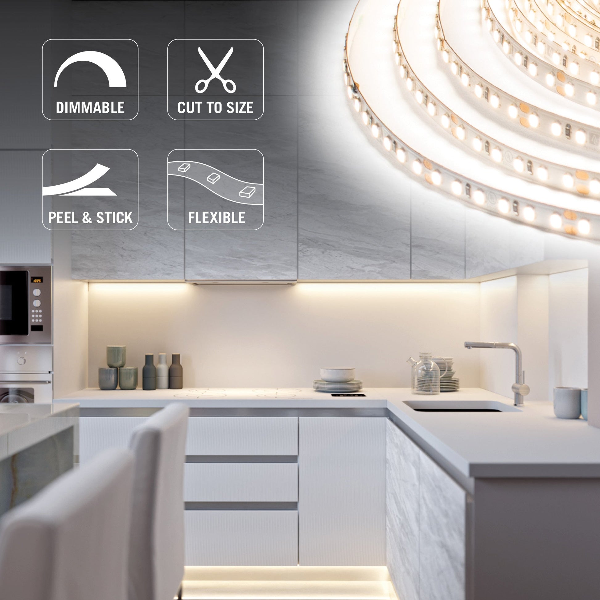 30 LED/m (115 lm/ft)